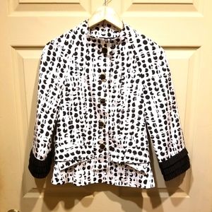 Etcetera Ruffle Sleeve Jacket size 4